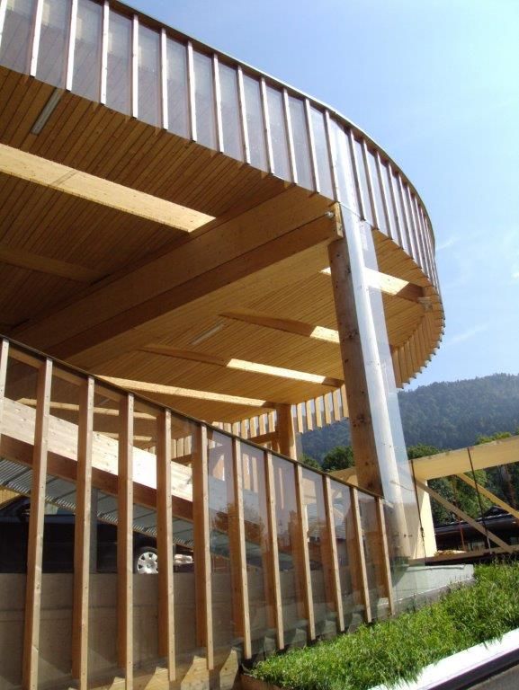 BVH-Holzbau Sohm Alberschwende - Hallenverkleidung - Produkt PC UV transparent 6 mm